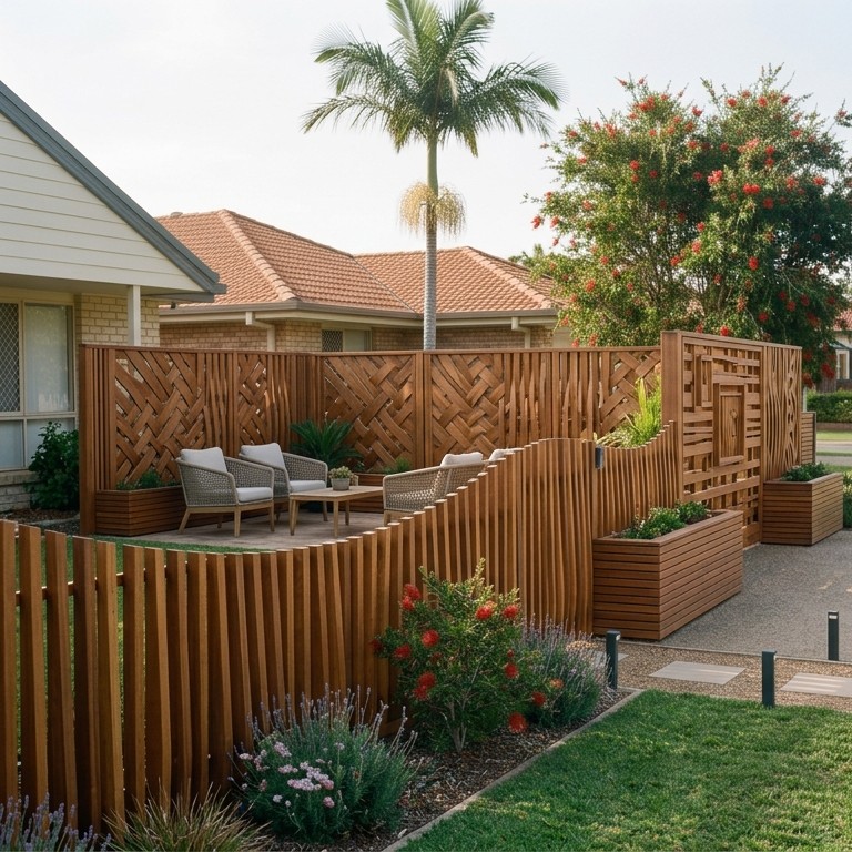 Feature Timber Fencing